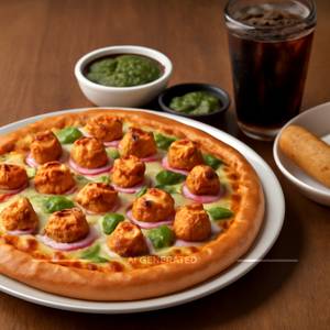 Tandoori Paneer Pizza Combo
