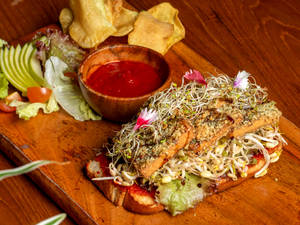 Crispy Tofu Zenwich (vegan)