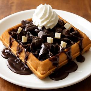 Triple Chocolate Waffle