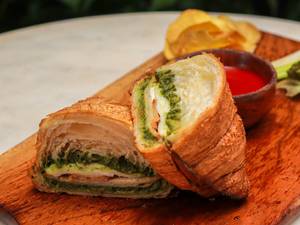 Turkey Ham And Cheese Croissant