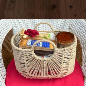 Assorted Moon Jute Hamper