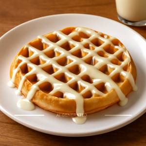 Belgian White Chocolate Waffle