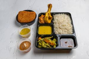 Rice-fish Fry-chicken Handi Combo (c-38)
