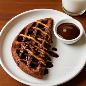 Chocolate Waffle Half