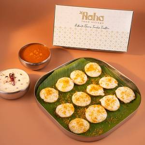 Button Ghee Karam Podi Idli