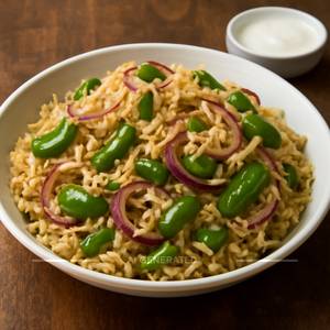 Onion Chilly Pulao