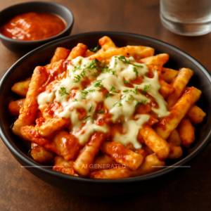 Schezwan Meo Cheese Fries