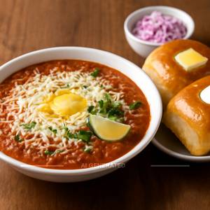 Cheese Pav Bhaji Amul Butter