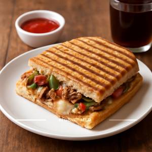 Mushroom Capsicum & Cheese Panini