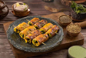 Veg Seekh Kebab (10 Pcs)