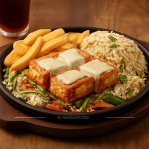 Cheese Paneer Sizzler