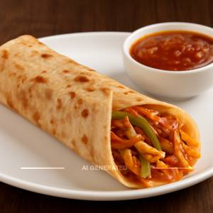 Schezwan Veg Roll