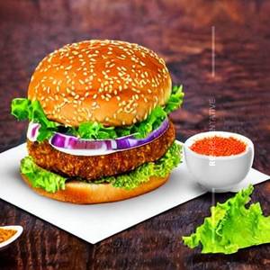 Spicy Garlic Burger