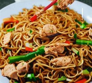 Chicken noodles