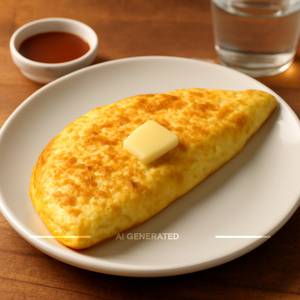 Egg Butter Omelette
