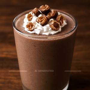Snicker Chocolate  Thick Shake