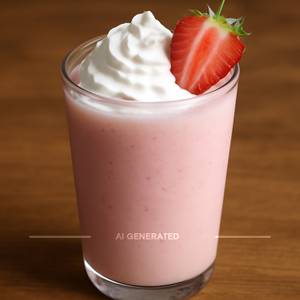 Natural Strawberry Milk shake ( 250 ml)