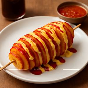 Cheese Schezwan Tornado Potato