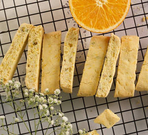 Orange Pistachio Biscotti