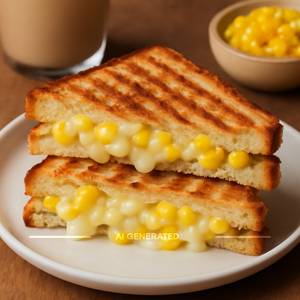 Cheese Corn Sandwich.