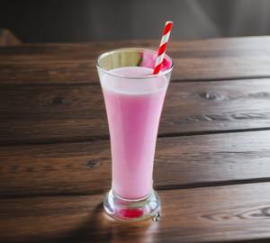 Milk chilled rooh afza glass