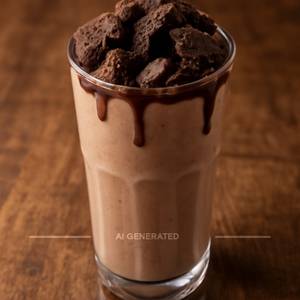 Brownie Rocks Thick Shake