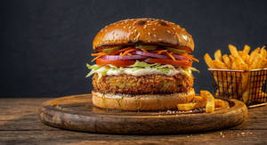 Overloaded Veg Burger