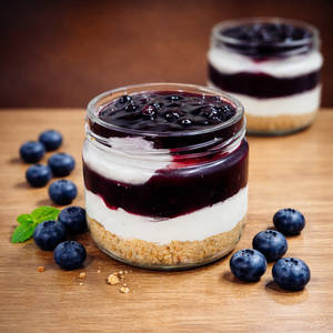 BLUEBERRY CHEESE JAR