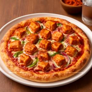 Paneer Tika Masala Pizza