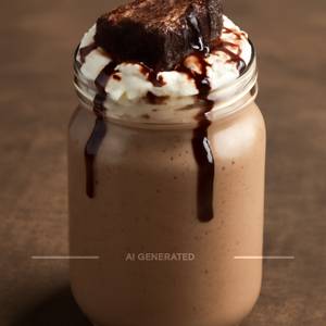 Mocha Brownie Thick Shake