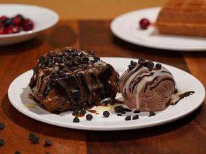 Triple Chocolate Waffle