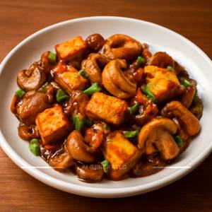 Paneer Mushroom Chilly