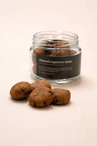 Almond Espresso Cookies - Jar Of 9 Mini