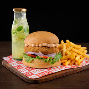 Veggie Vibes Burger Meal