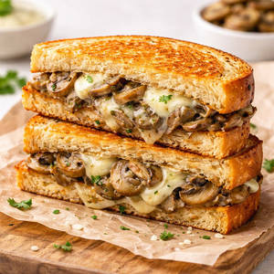 Mushroom Cheese Sandwich