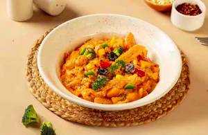 Veg Tandoori Pasta (Penne)[Serves 2)