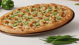Fiery Chicken Pizza