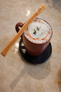Wild Mushrooms Cappuccino Chicken Soup