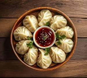 Steam Paneer Tikka Momos[6 Pieces]