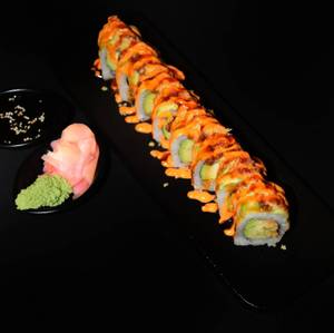 Spicy Asparagus Cream Cheese Sushi Roll