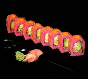 Sakura Pink Rice Sushi Roll