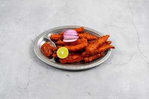 Fried Pepper Baby Corn