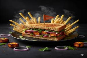 Paneer Tikka Sandwich
