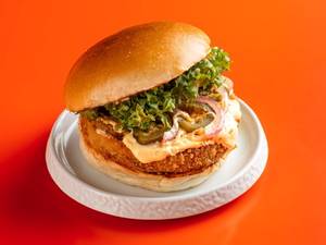 The Red Hot Veg Burger