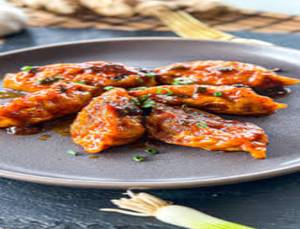 Veg Pan-Fried Momos [6 pcs]