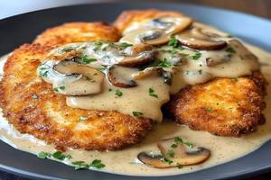 Chicken With Button Mushroom