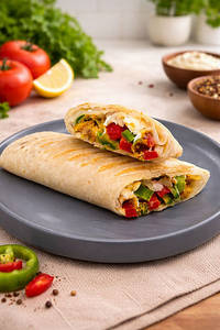 VEG MASALA CHEESE WRAP