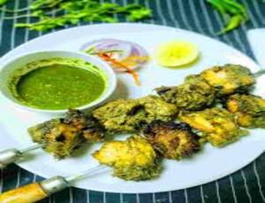Chicken Hariyali Kabab [6 pcs]