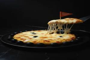 Cheesy Margherita Pizza