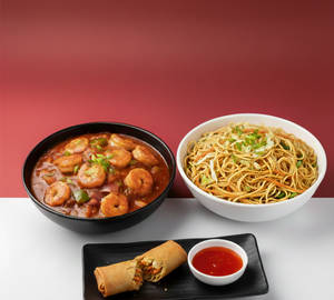 Prawn Hot Garlic Combo